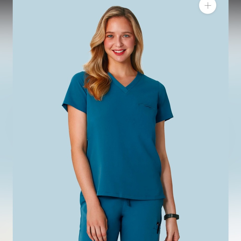 Mandala Scrub Set Harbor Blue